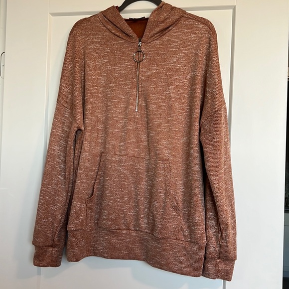 White Birch Rust Heathered Hoodie - Picture 2 of 9